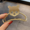 Elegant Gold Silver Hollow Geometric Metal Claw Vintage Hair Clip-Hair Accessories-Arimonz-27-Arimonz