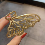 Elegant Gold Silver Hollow Geometric Metal Claw Vintage Hair Clip-Hair Accessories-Arimonz-29-Arimonz