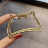 Elegant Gold Silver Hollow Geometric Metal Claw Vintage Hair Clip-Hair Accessories-Arimonz-Arimonz
