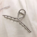 Elegant Gold Silver Hollow Geometric Metal Claw Vintage Hair Clip-Hair Accessories-Arimonz-5-Arimonz