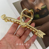 Elegant Gold Silver Hollow Geometric Metal Claw Vintage Hair Clip-Hair Accessories-Arimonz-B1-Arimonz