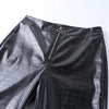Elegant High Waist Faux Leather Pant-Pants-Arimonz-Arimonz