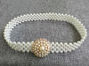 Elegant Metal Pearl Elastic Belt Buckle Chain For Women-Belts-Arimonz-Arimonz
