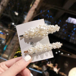 Elegant Pearls Hair Clips-Hair Accessories-Arimonz-2pcs 1-Arimonz
