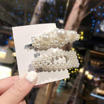 Elegant Pearls Hair Clips-Hair Accessories-Arimonz-2pcs 4-Arimonz