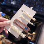 Elegant Pearls Hair Clips-Hair Accessories-Arimonz-4pcs 1-Arimonz