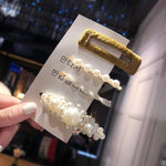 Elegant Pearls Hair Clips-Hair Accessories-Arimonz-4pcs 5-Arimonz
