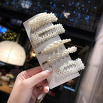 Elegant Pearls Hair Clips-Hair Accessories-Arimonz-5pcs 4-Arimonz
