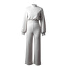 Elegant Rompers Women Long Sleeve Casual Wide Legs Jumpsuits Overalls-Casual Jumpsuits & Rompers-Arimonz-Arimonz