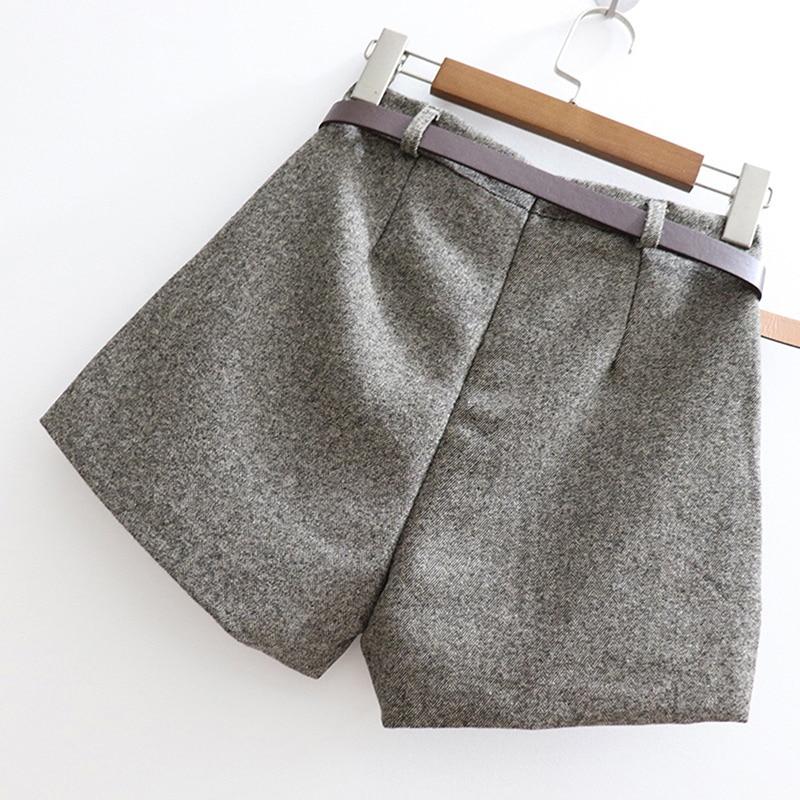 Elegant Shorts With Belt-Shorts-Arimonz-Arimonz