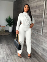 Elegant Two 2 Piece Sets Women Tracksuit Woman Office Outfits-Matching Sets-Arimonz-Arimonz