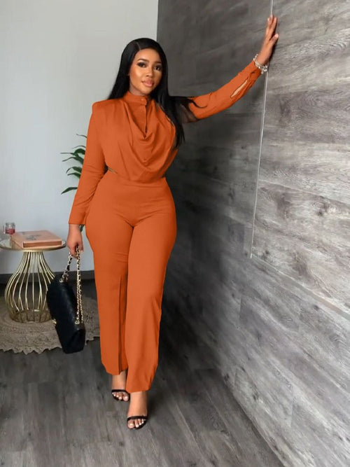Elegant Two 2 Piece Sets Women Tracksuit Woman Office Outfits-Matching Sets-Arimonz-Arimonz