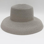 Elegant Wide Brim Straw Hat-Hats-Arimonz-Grey-Arimonz