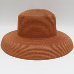 Elegant Wide Brim Straw Hat-Hats-Arimonz-Orange-Arimonz