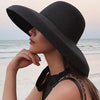Elegant Wide Brim Straw Hat-Hats-Arimonz-Arimonz
