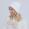 Eleonor Big Fur Ball Winter Hat-Hats-Arimonz-Arimonz