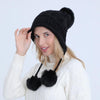 Eleonor Big Fur Ball Winter Hat-Hats-Arimonz-Arimonz