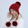 Eleonor Big Fur Ball Winter Hat-Hats-Arimonz-Arimonz