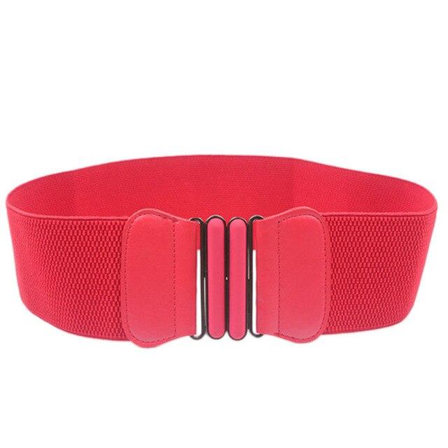 Eliana Elastic Wide Belt-Belts-Arimonz-Red-Arimonz