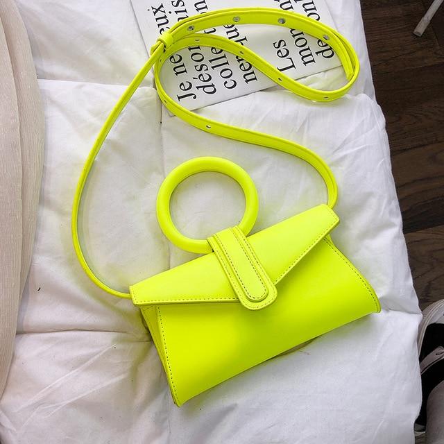 Elise Flap Crossbody Bag-Handbags-Arimonz-bright yellow-Arimonz
