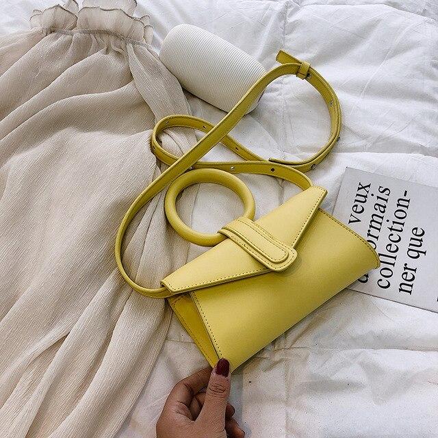 Elise Flap Crossbody Bag-Handbags-Arimonz-yellow-Arimonz
