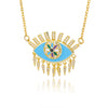 Evil Eye Pendants Necklaces for Women Stainless Steel Choker Necklace-Necklaces-Arimonz-Arimonz