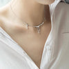 Falling Rain Choker Necklace for Women Simple Necklace Jewelry-Necklaces-Arimonz-Arimonz