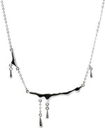Falling Rain Choker Necklace for Women Simple Necklace Jewelry-Necklaces-Arimonz-Arimonz