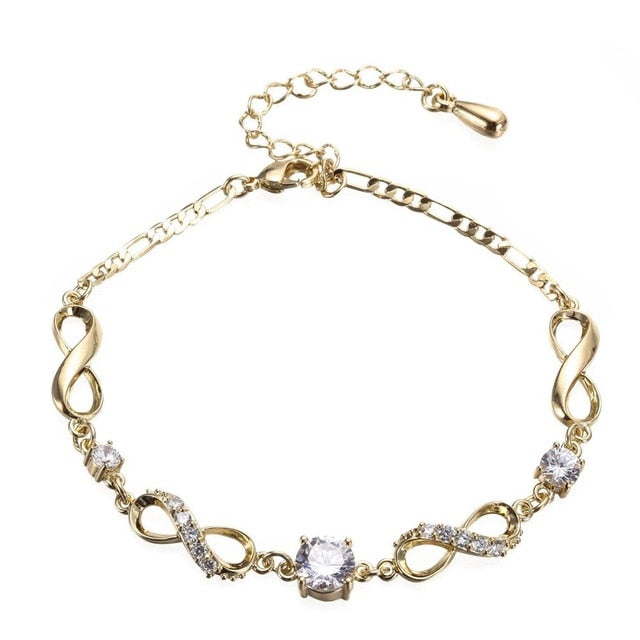 Fashion Bohemian Anklet For Women Gold Leg Chain Big Rhinestone Anklet-Anklets-Arimonz-gold-Arimonz