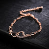 Fashion Bohemian Anklet For Women Gold Leg Chain Big Rhinestone Anklet-Anklets-Arimonz-love rose gold-Arimonz