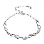 Fashion Bohemian Anklet For Women Gold Leg Chain Big Rhinestone Anklet-Anklets-Arimonz-Sliver-Arimonz