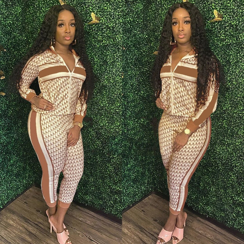 Fashion Casual Commuter Two-Piece Ladies Suit Women Jumpsuit-Casual Jumpsuits & Rompers-Arimonz-Arimonz