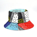 Fashion Reversible Leaf Print Bucket Hat Summer Sun Caps For Women-Bucket Hats-Arimonz-03-Arimonz