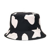Fashion Reversible Leaf Print Bucket Hat Summer Sun Caps For Women-Bucket Hats-Arimonz-Arimonz