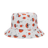 Fashion Reversible Leaf Print Bucket Hat Summer Sun Caps For Women-Bucket Hats-Arimonz-Arimonz