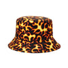 Fashion Reversible Leaf Print Bucket Hat Summer Sun Caps For Women-Bucket Hats-Arimonz-Arimonz