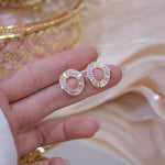Fashionable Stud Earrings Irregular Circle Earrings for Women-Earrings-Arimonz-Arimonz