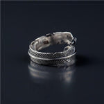 Feathers Arrow Adjustable Women Ring Personality Ring-Rings-Arimonz-Arimonz