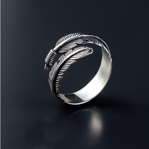 Feathers Arrow Adjustable Women Ring Personality Ring-Rings-Arimonz-Arimonz