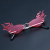Fire Diamond Shape Flame Sunglasses Women Men Rimless Wave Sun Glasses-Sunglasses-Arimonz-Fire Pink-Arimonz