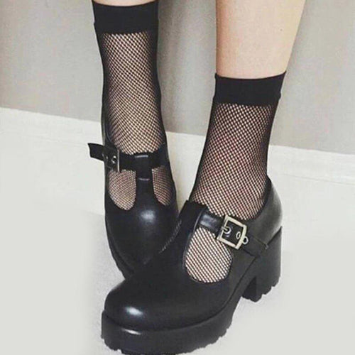 Fishnet Mesh Socks-Socks & Tights-Arimonz-NO1-Arimonz