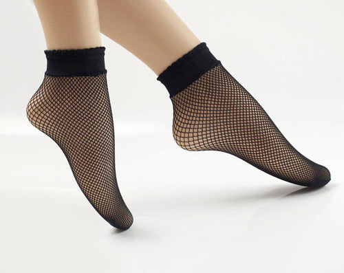Fishnet Mesh Socks-Socks & Tights-Arimonz-NO2-Arimonz