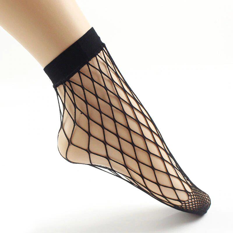 Fishnet Mesh Socks-Socks & Tights-Arimonz-NO3-Arimonz
