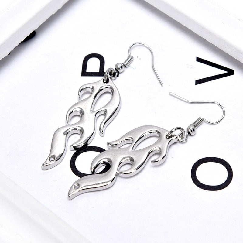 Flame Earrings Style Earrings for Women Jewelry Drop Earrings-Earrings-Arimonz-Arimonz