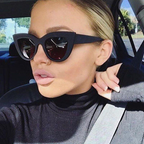 Flat Top Cat Eye Sunglasses For Women-Sunglasses-Arimonz-Arimonz