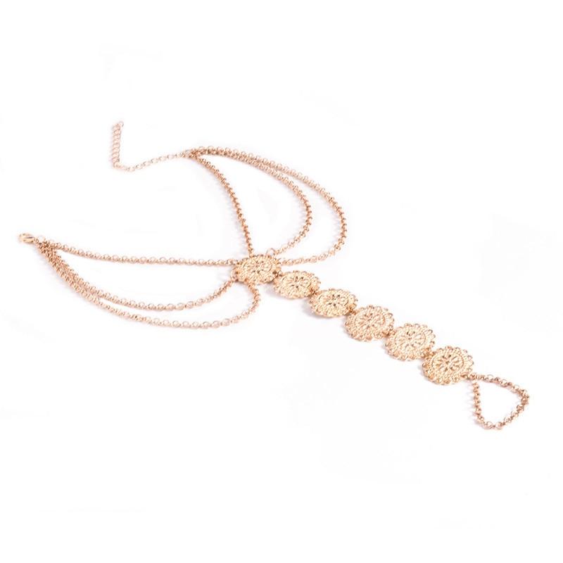Flower Craving Vintage Anklet Jewelry-Anklets-Arimonz-Arimonz