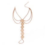 Flower Craving Vintage Anklet Jewelry-Anklets-Arimonz-Gold-Arimonz