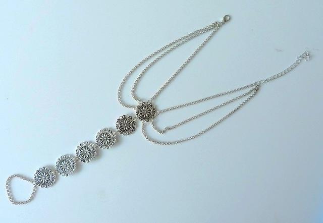 Flower Craving Vintage Anklet Jewelry-Anklets-Arimonz-Silver-Arimonz