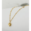 Flower Pendant Dangle Necklace Trendy Jewelry for Women Collar Necklace-Necklaces-Arimonz-Arimonz