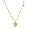 Flower Pendant Dangle Necklace Trendy Jewelry for Women Collar Necklace-Necklaces-Arimonz-Arimonz